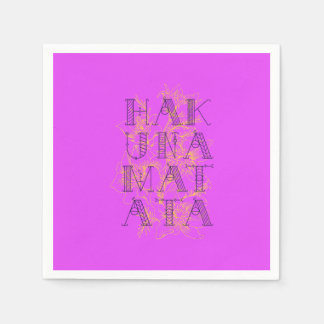 Hakuna Matata スタンダードカクテルナプキン