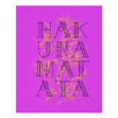 Hakuna Matata ポスター (正面)