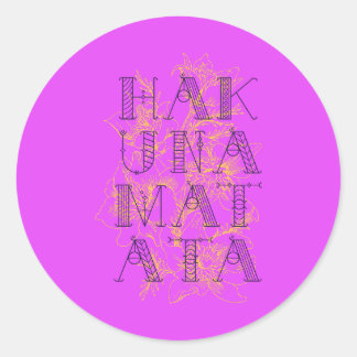 Hakuna Matata ラウンドシール