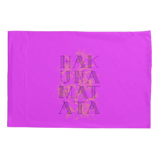 Hakuna Matata 枕カバー (裏面)