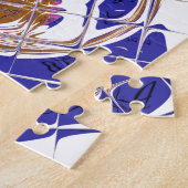 Hakuna Matata I loveエチオピア色デザイン.png ジグソーパズル (側面)