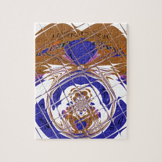 Hakuna Matata I loveエチオピア色デザイン.png ジグソーパズル (縦)