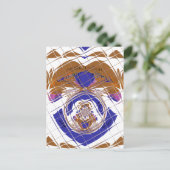 Hakuna Matata I loveエチオピア色デザイン.png ポストカード (スタンド正面)