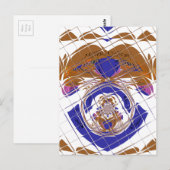 Hakuna Matata I loveエチオピア色デザイン.png ポストカード (正面/裏面)