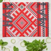 Hakuna Matata - No Hearts Swhili Art Collection キッチンタオル (折り畳み)