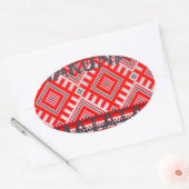 Hakuna Matata - No Hearts Swhili Art Collection 楕円形シール (封筒)