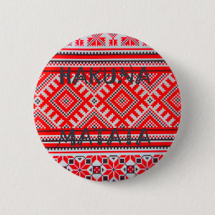 Hakuna Matata - No Hearts Swhili Art Collection 缶バッジ