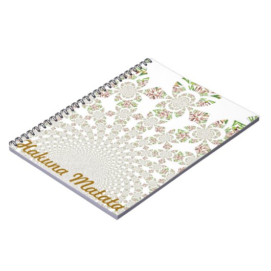 Hakuna Matata Personalize Notebook ノートブック (左側)