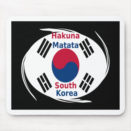Hakuna Matata South Korea マウスパッド (正面)