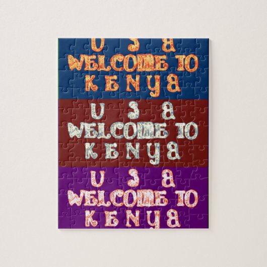 Hakuna Matata Welcome to Kenya.png ジグソーパズル (縦)