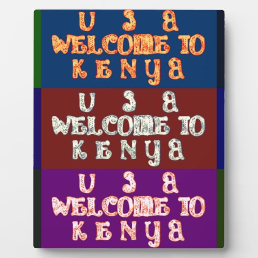Hakuna Matata Welcome to Kenya.png フォトプラーク (正面)