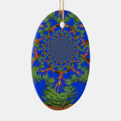 HakunaMatata私は人々のエコツリーにアレルギーではない セラミックオーナメント (右)