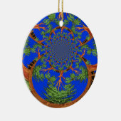 HakunaMatata私は人々のエコツリーにアレルギーではない セラミックオーナメント (右)