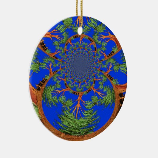 HakunaMatata私は人々のエコツリーにアレルギーではない セラミックオーナメント (右)