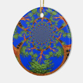 HakunaMatata私は人々のエコツリーにアレルギーではない セラミックオーナメント (左)