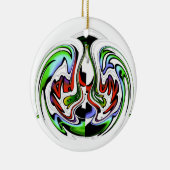 HakunaMatata hakunamatataギフトカラー セラミックオーナメント (右)