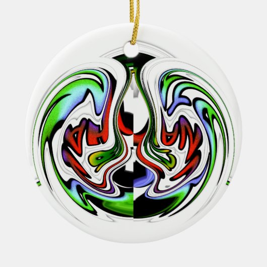 HakunaMatata hakunamatataギフトカラー セラミックオーナメント (正面)