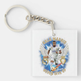 Hala Madrid Never Give Up Acrylic Keychain キーホルダー