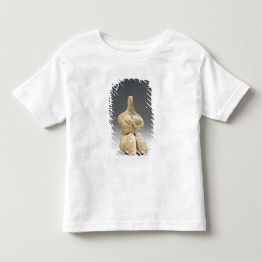 Halafのスタイルの女性の置物、紀元前のc.4500 (ter トドラーTシャツ (正面)