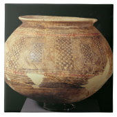 Halafのスタイルの幾何学的な装飾と震動させて下さい、 タイル (正面)