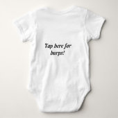 Halalベビーのクリーパー、イスラム教のベビーの衣服 ベビーボディスーツ (裏面)