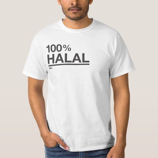 Halal 100% tシャツ (正面)
