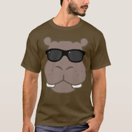 Halcyon Hippo Graphic Tee (Brown) Tシャツ