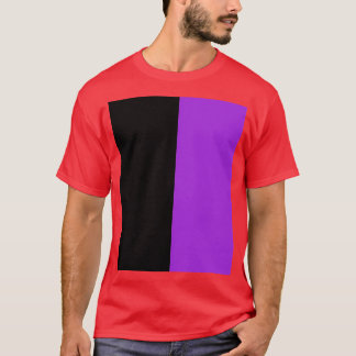 HALDブルーハーフブラックグラフィック Tシャツ