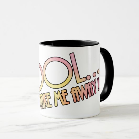 Haldolは私に熱帯遠くになマグを取ります マグカップ (正面右)