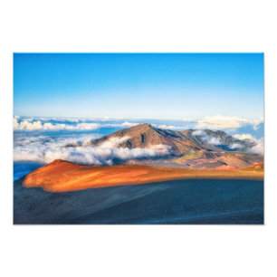 Haleakalaの国立公園の写真のプリント フォトプリント