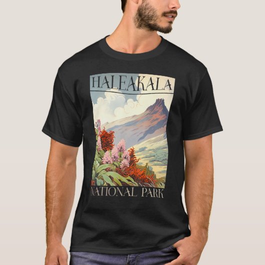 Haleakala National Park Maui Hawaii Nature Hiking  Tシャツ (正面)