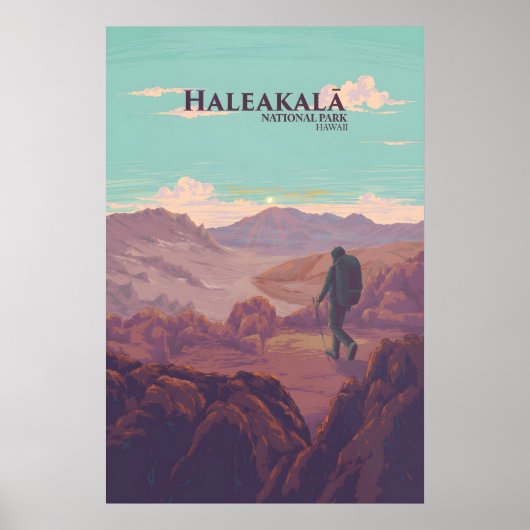 HaleakalÄ National Park Travel Poster ポスター (正面)