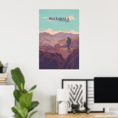 HaleakalÄ National Park Travel Poster ポスター (ホームオフィス)