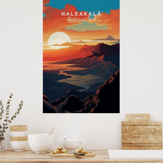 Haleakala Sunrise ポスター (キッチン)