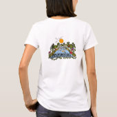 HALEIWAフレットHGブロック Tシャツ (裏面)