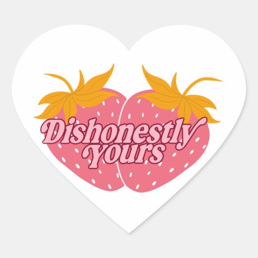 Haleyによる不誠実なイチゴ – ステッカー (正面)