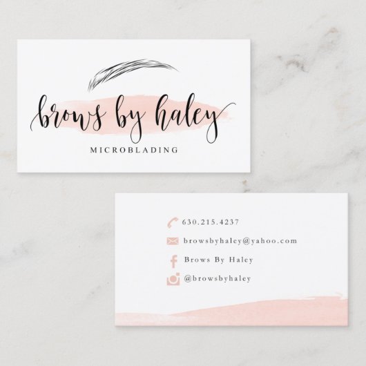 Haley著額 名刺 (正面/裏面)