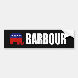 HALEY BARBOURの選挙のギア バンパーステッカー