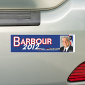 Haley Barbour 2012年 バンパーステッカー (車上)