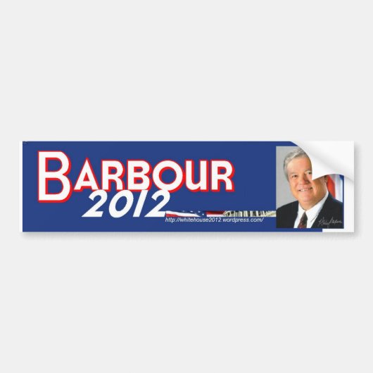 Haley Barbour 2012年 バンパーステッカー (正面)