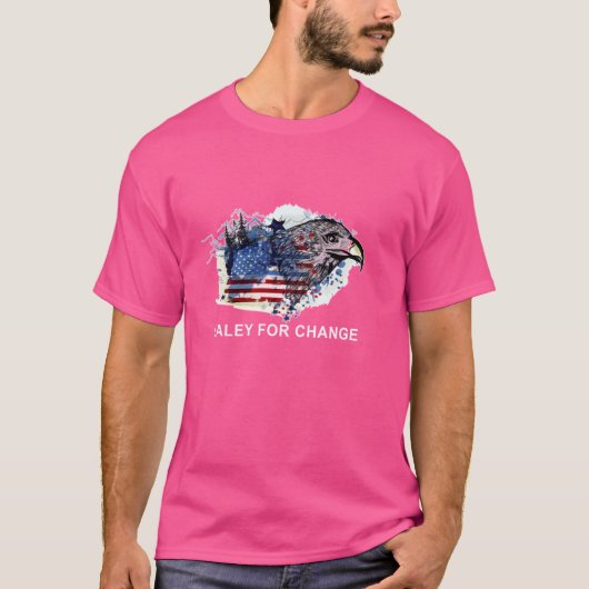 Haley For Change 2024選挙 Tシャツ (正面)