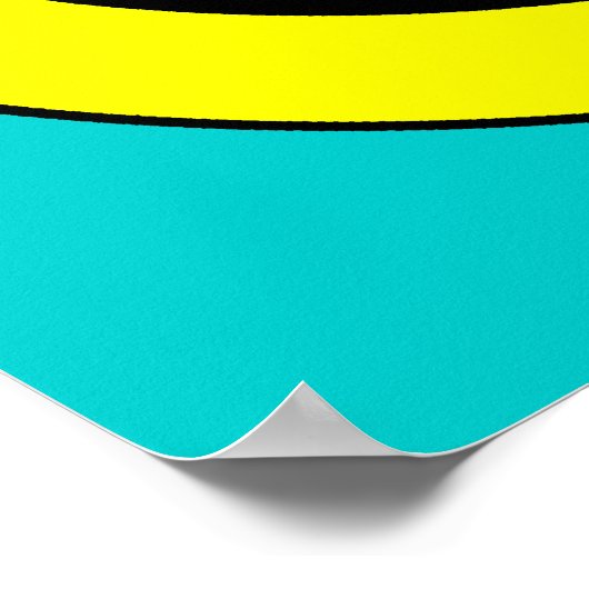 Half A Nice Day Funny Poster Humor ポスター (角)