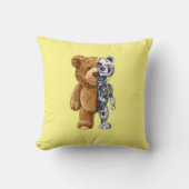 Half Bear Half Robot クッション (正面)