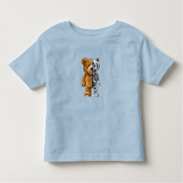 Half Bear Half Robot トドラーTシャツ