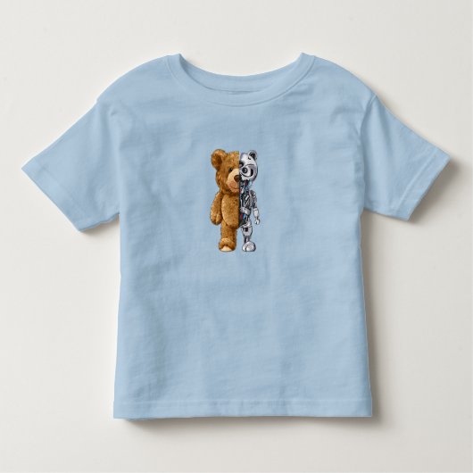 Half Bear Half Robot トドラーTシャツ (正面)