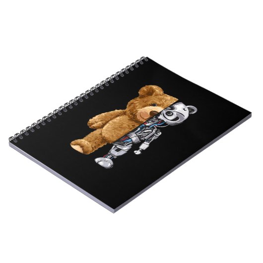 Half Bear Half Robot ノートブック (左側)