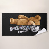 Half Bear Half Robot バスタオル (バスタオル)