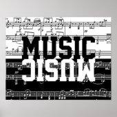 half black half white music ポスター (正面)