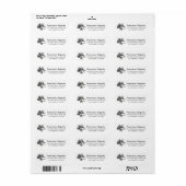 Half Cat and Half Dog with Personalized Name ラベル (フルシート)