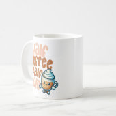 Half Coffee Half Mom  コーヒーマグカップ (正面左)